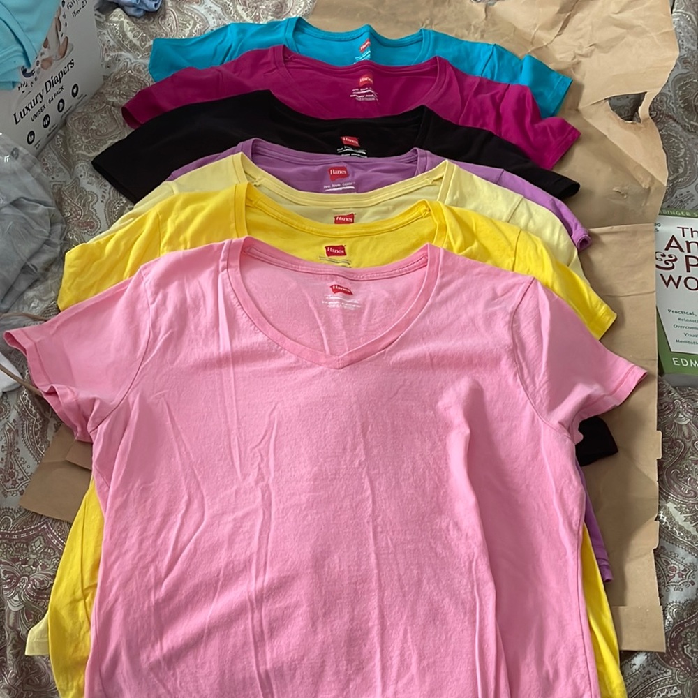 Hanes V Neck Bundle